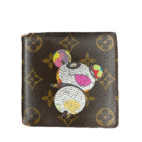 Limited Edition Authentic Louis Vuitton Taskashi Murakami Panda Marco Wallet - Picture 3 of 16